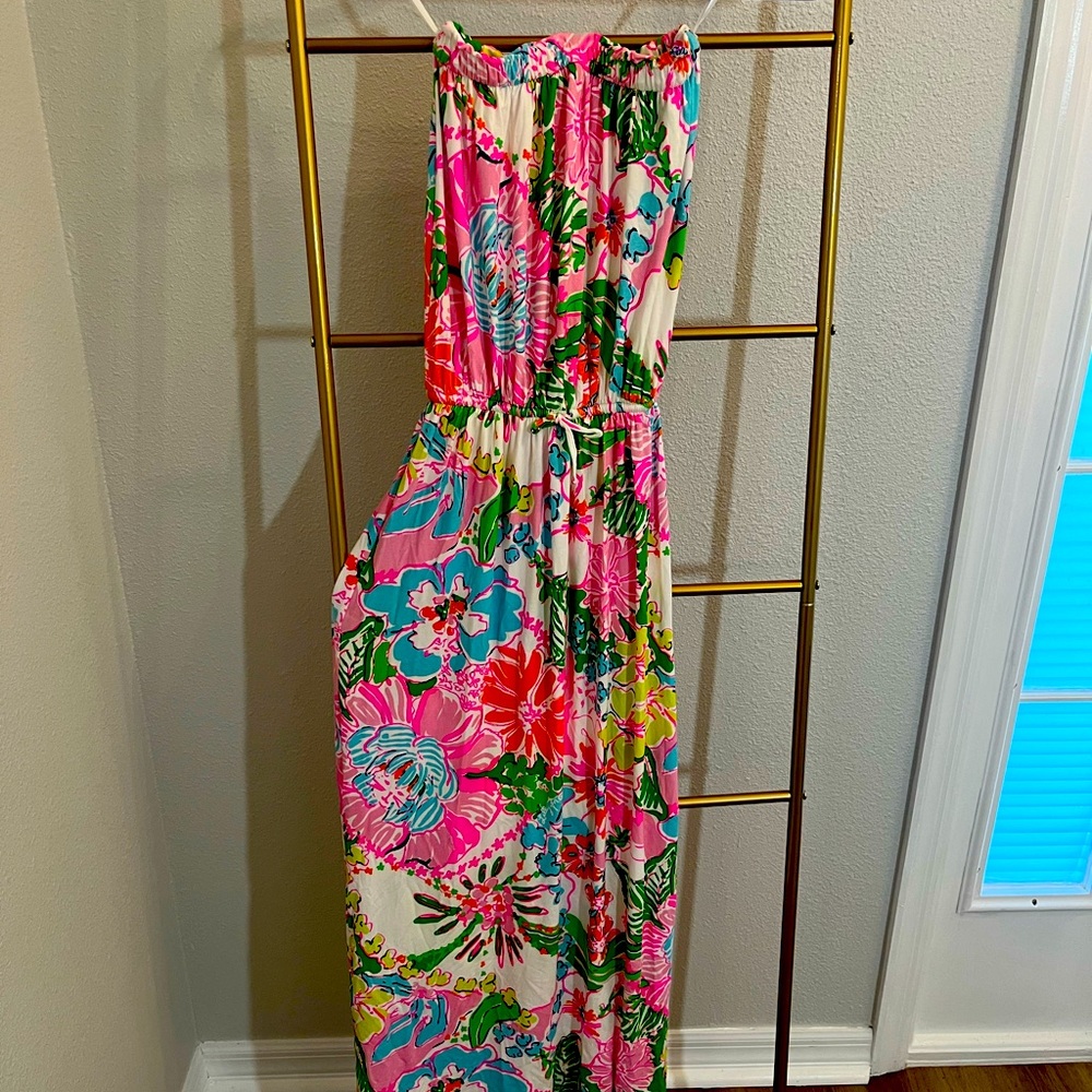 Lilly Pulitzer Off the Shoulder Sleeveless Dress Size Small